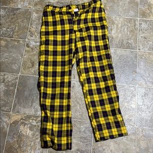 Plaid pants